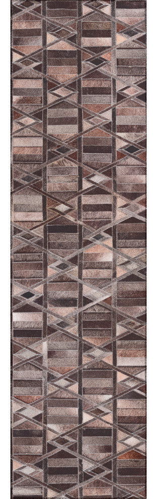 Indoor/Outdoor Stetson SS4 Flannel Machine Washable 2'3" x 10' Runner Rug