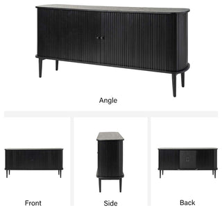 63"W Sideboard, Black