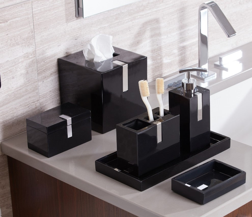Houston Street Black, Toothbrush Holder