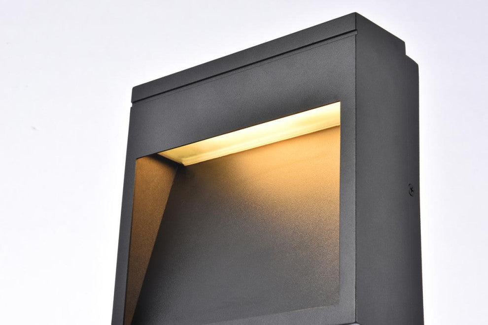 Trendy Fare LED Wall Sconce, Black