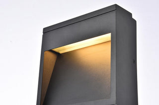Trendy Fare LED Wall Sconce, Black