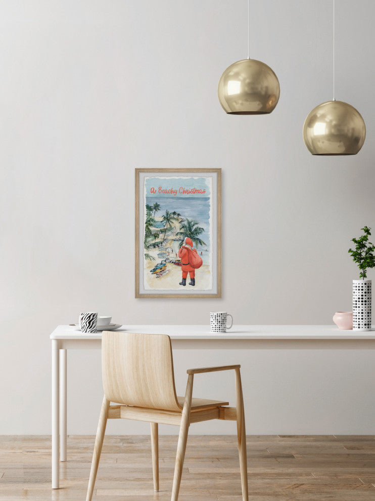"Meet Santa" Framed Painting Print, 20x30