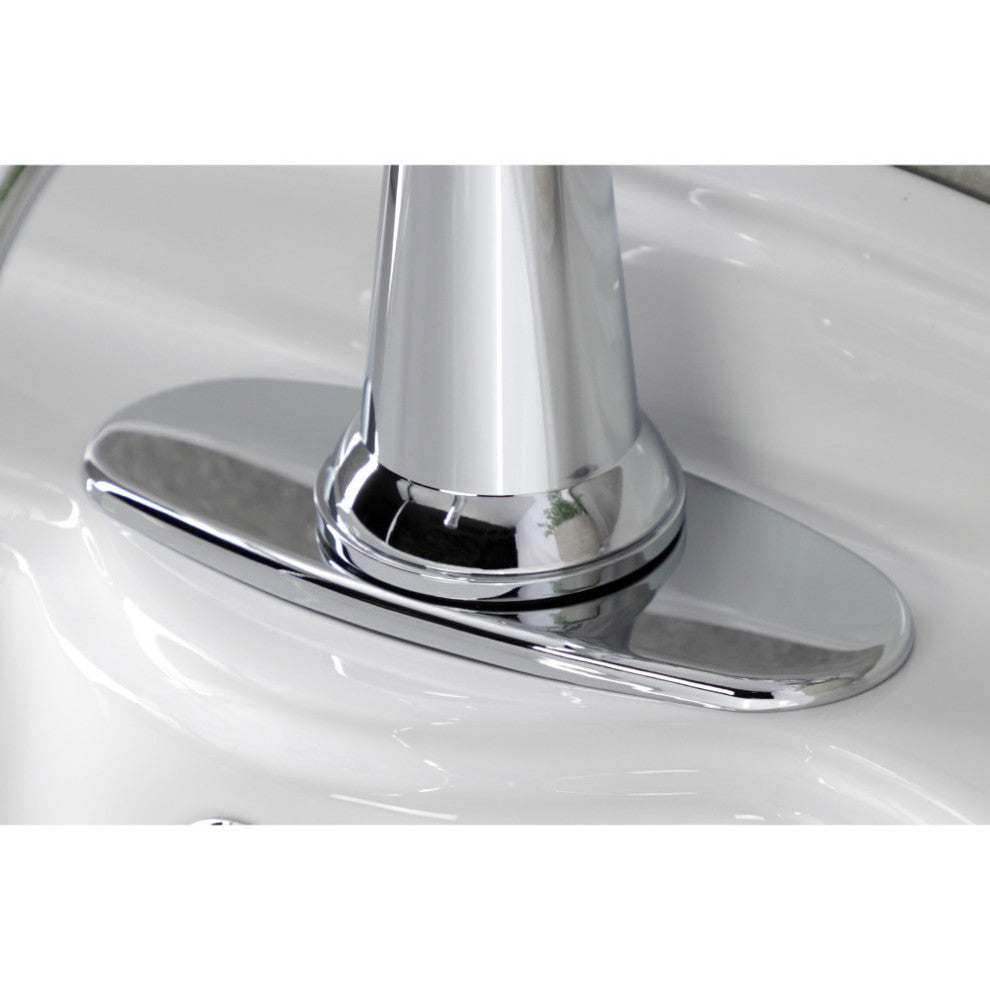 KSD154KLCP Single-Handle Bathroom Faucet With Push Pop-Up, Chrome