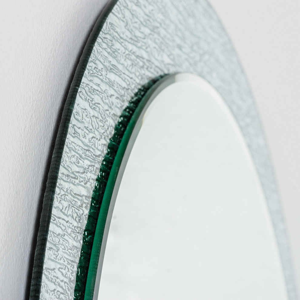 Molten Bathroom Mirror, Round