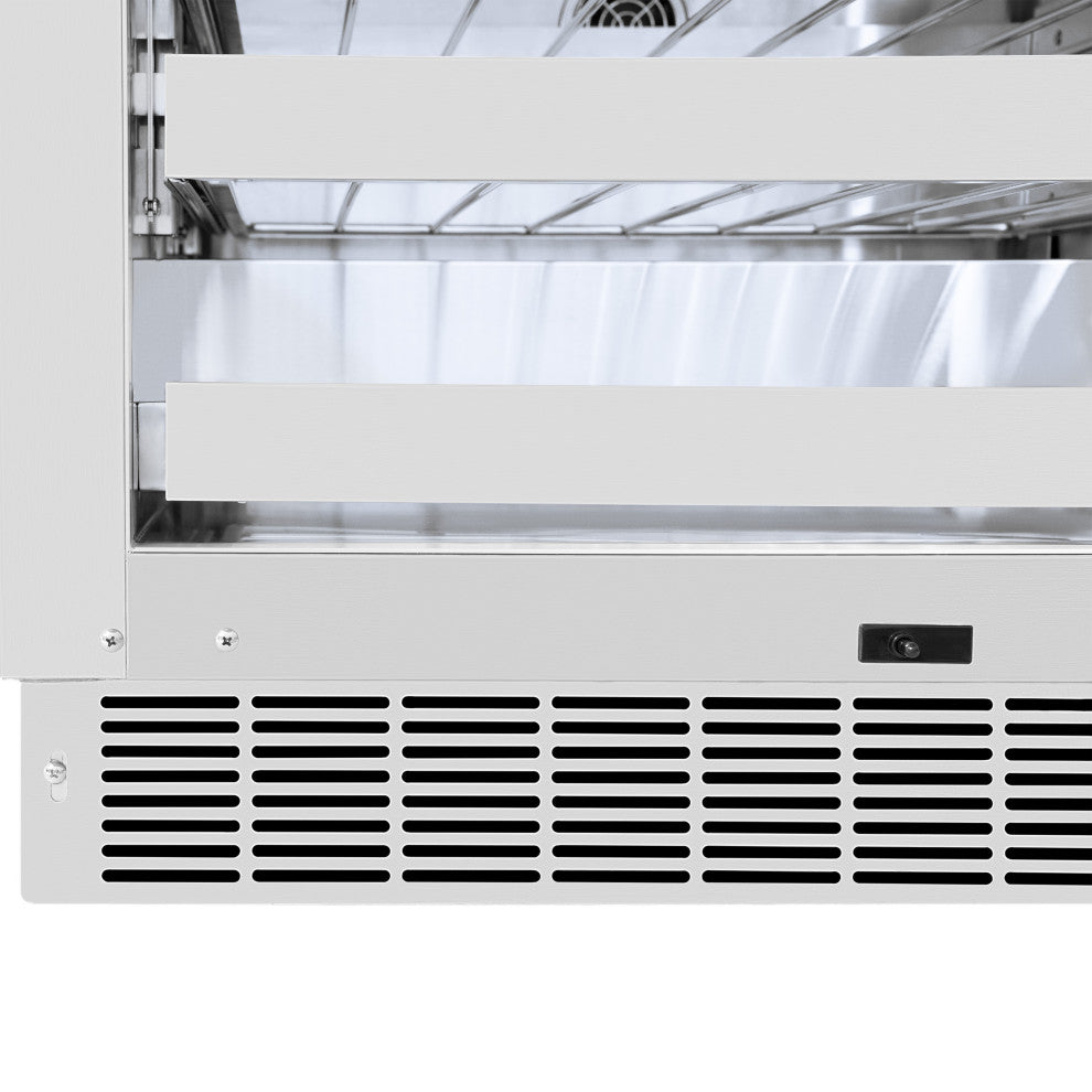 ZLINE 24" Dual-Zone Wine Cooler With Panel-Ready Door
