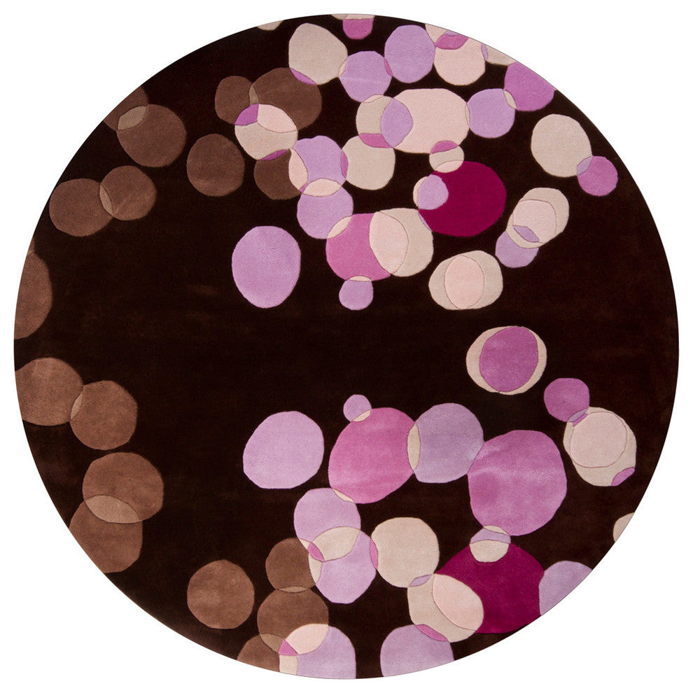 Avalisa Contemporary Area Rug, Lavender