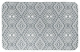 Grey Boho Tribal 34x21 Bath Mat
