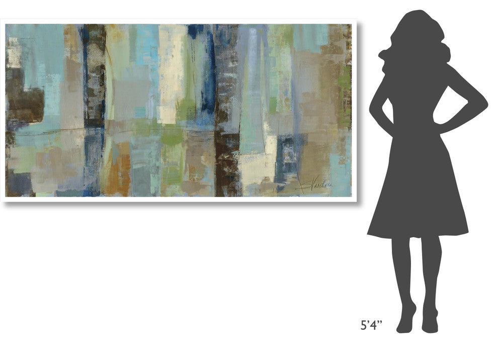 "Skylights" Digital Paper Print by Silvia Vassileva, 74"x38"