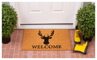 Deer Welcome Doormat, 36"x72"