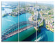"Sydney Aerial View" Photography Metal Wall Art, 3 Panels, 36"x28"