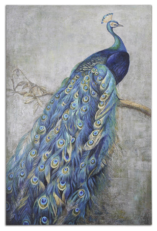 Uttermost "Proud Papa" Hand-Painted Art, 48"x72"