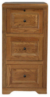 Eagle Furniture Oak Ridge 2-Drawer File Cabinet, Medium Oak, 3-Drawer