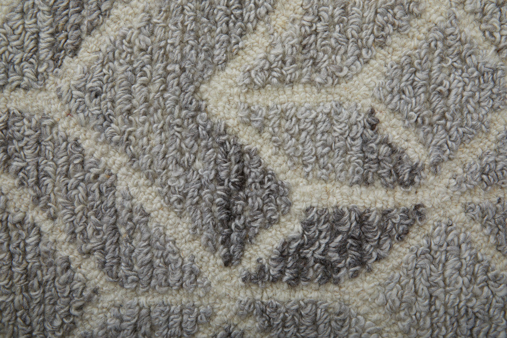 Weave & Wander Saena Gray/Natural Rug, 10'x10' Round