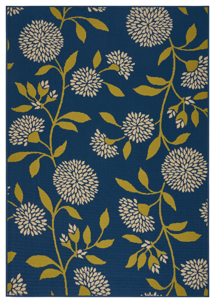 GDF Studio Max Indoor Floral Area Rug, 5'x8'