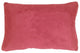 Pillow Decor Box Edge Royal Suede Pink Throw Pillow, 14"x22"