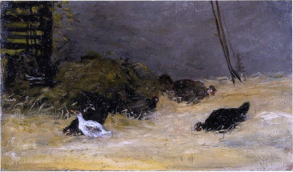 Paul Gauguin Chicken Coup, 18"x27" Gallery Wrapped Canvas Print