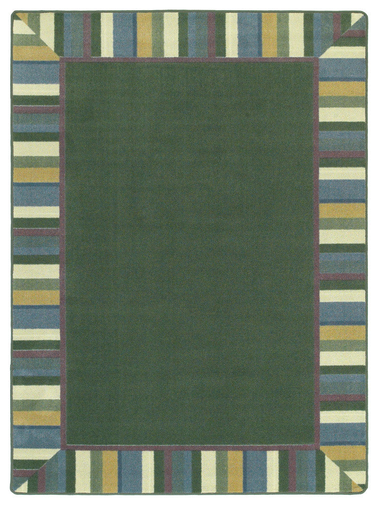 Kid Essentials Rug, Clean Green, Soft, 5'4"x7'8"
