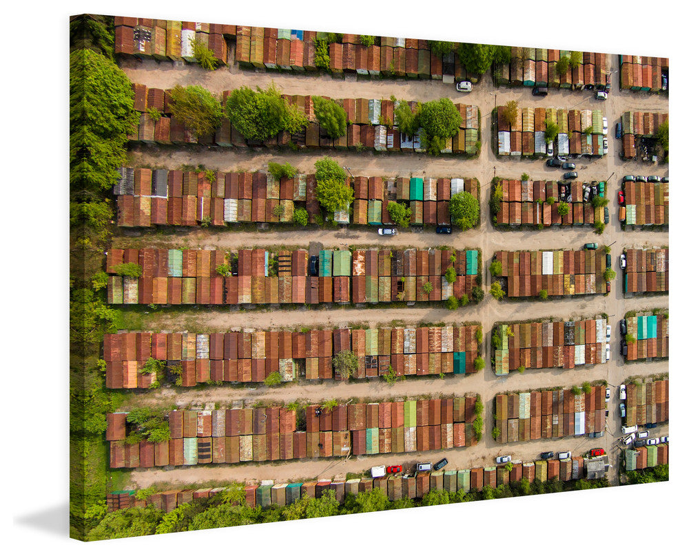 "Boxcars" Painting Print on Canvas by Karolis Janulis