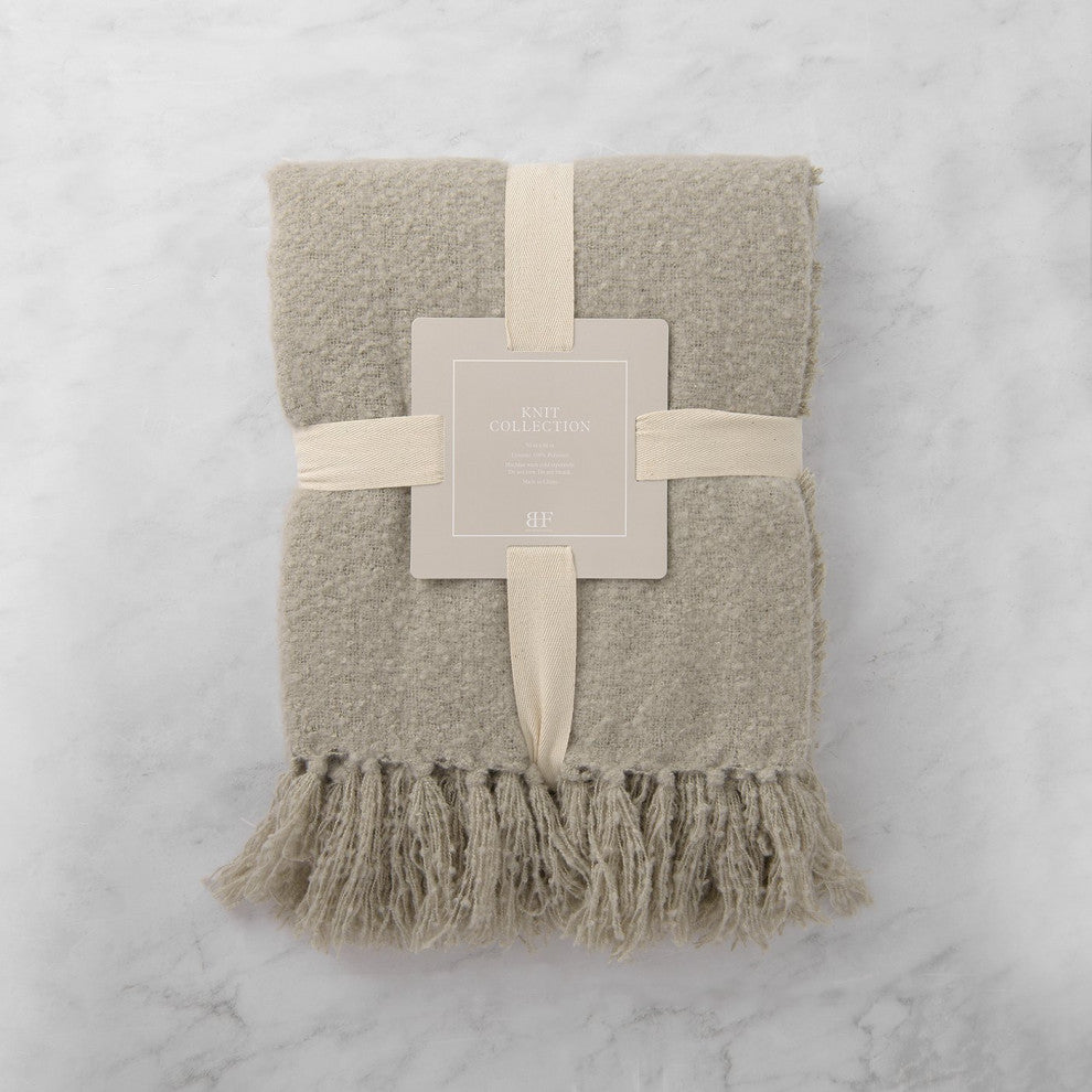 Plush Touch Fringe Throw