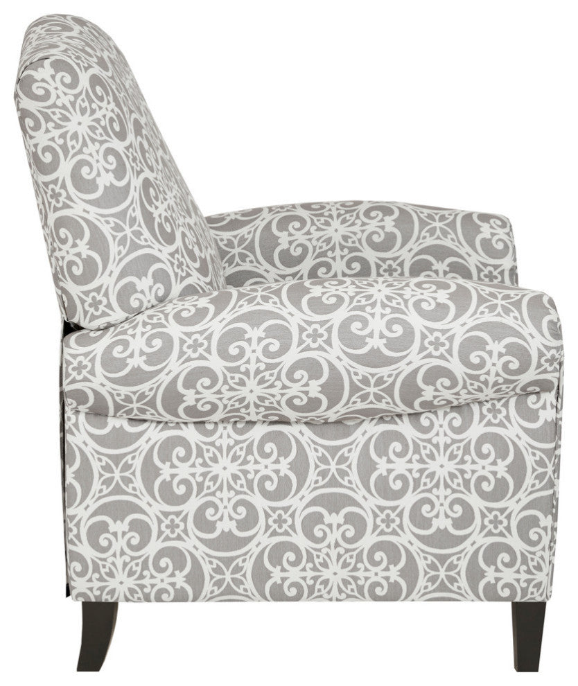 Madison Park Brooke Accent Chair, Grey
