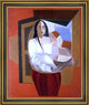 Juan Gris The Reader - 20" x 25" Framed Premium Canvas Print