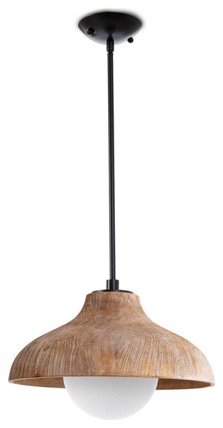 Surfside Wood Pendant, Neutral
