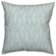 Leaf Branch Pattern Light Blue 3 20x20 Spun Poly Pillow