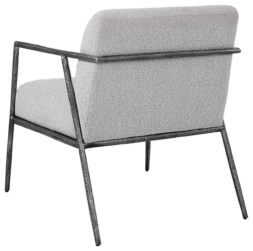 Uttermost Brisbane-Light Gray Accent Chair