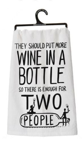 They Should Put More Wine In A Bottle So There Is Enough For 2