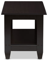 Malena Moderm, Contemporary Wenge Brown Coffee Table