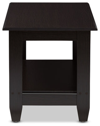 Malena Moderm, Contemporary Wenge Brown Coffee Table