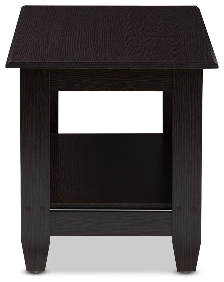 Malena Moderm, Contemporary Wenge Brown Coffee Table