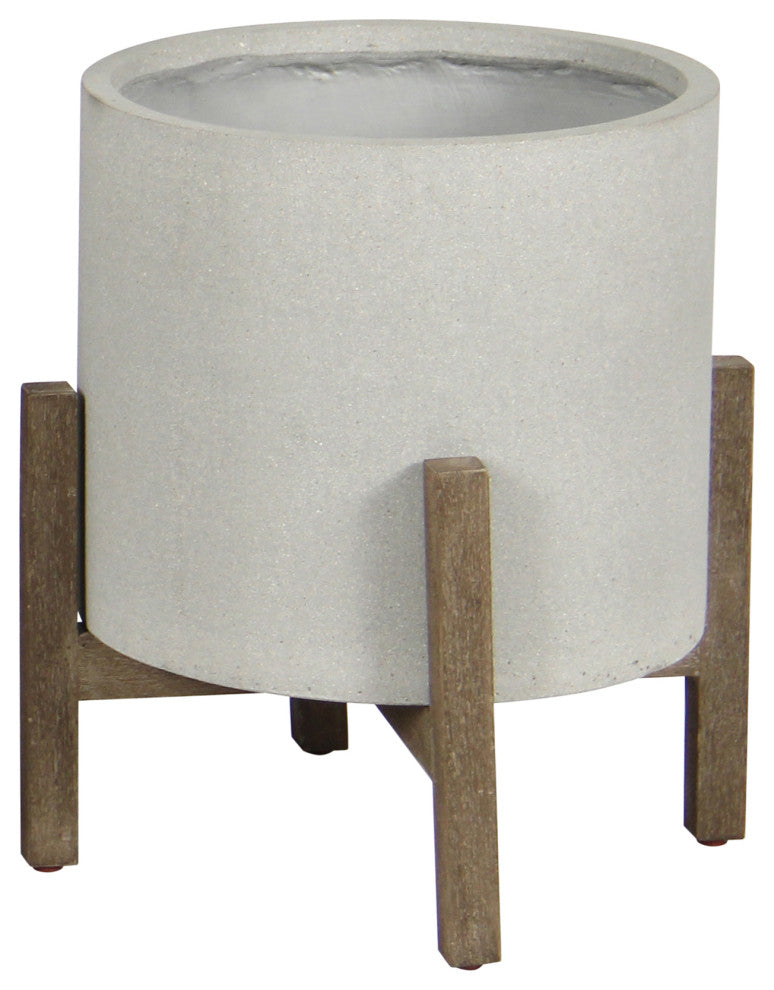 Patio 17" Wide Round Standing Pot