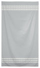 Scalloped Border Gray White 2 58x102 Tablecloth