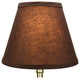 Fenchel Shades, 5"x9"x7" Bulb Clip Attachment Empire Lamp Shade, Linen