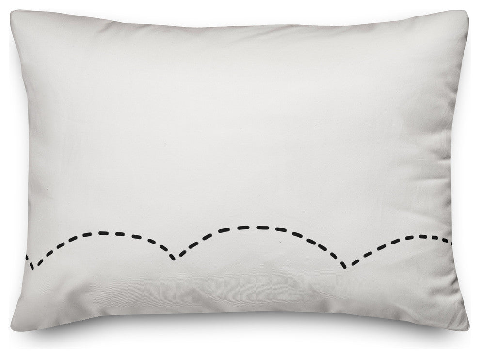 Easter Bunny is on his Way 14x20 Lumbar Pillow