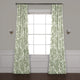Tea Time Blackout Room Darkening Room Darkening Curtain Pair, Green, 50"x96"