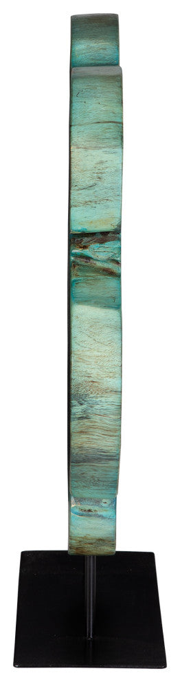 Uttermost Bahati Wood Blue Sculpture