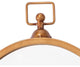 Wade Iron Mirror, Antique Brass