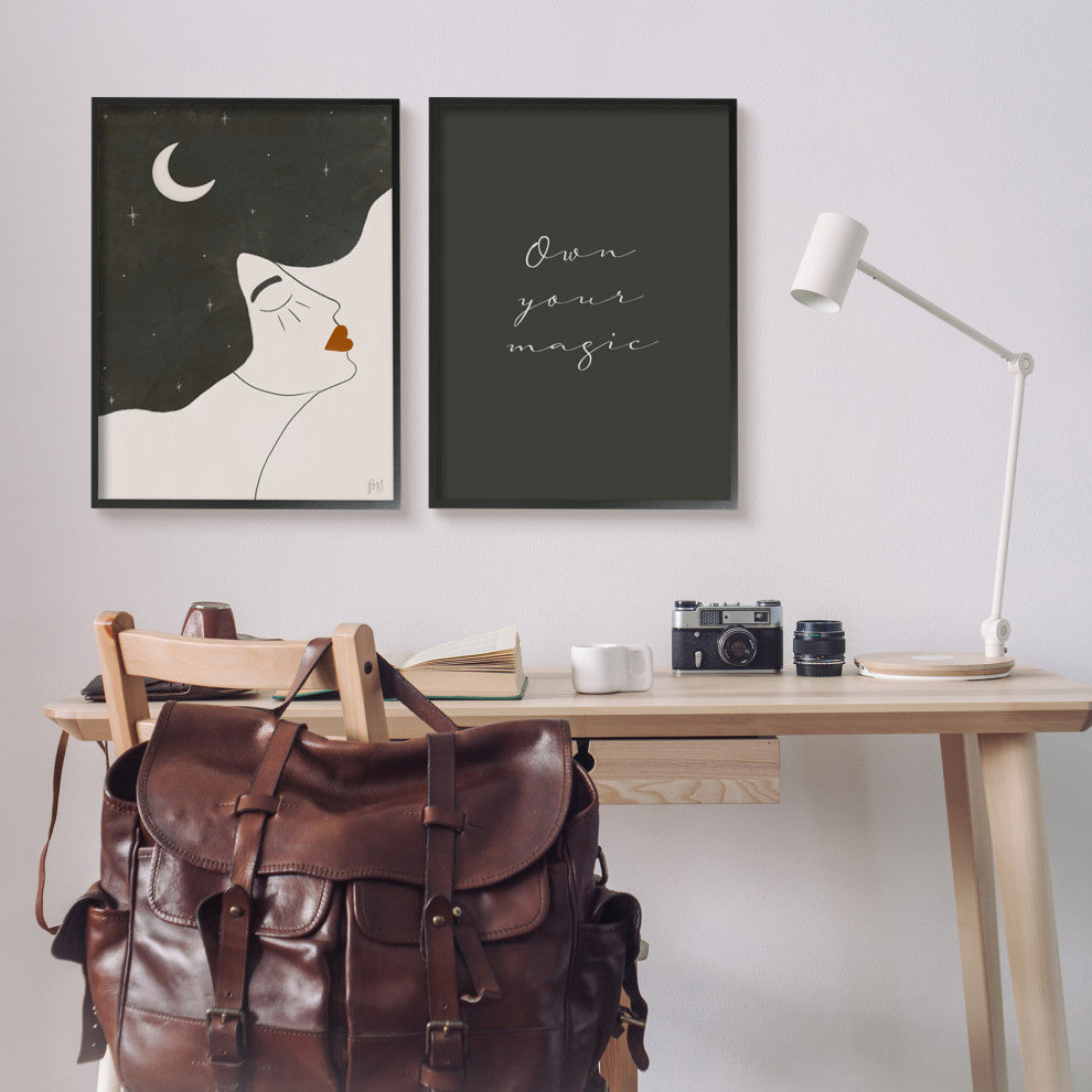 Own Your Magic Abstract Starry Night Hair,24 x 30