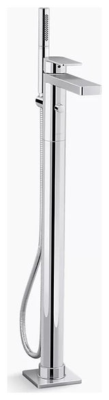 Kohler Parallel Floor-mount Single Handle Freestanding Tub Filler