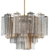 Crystorama Lighting Group ADD-306-AU Addis 6 Light 20"W Waterfall - Aged Brass