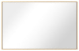 Rectangle Metal Framed Wall Mirror Bathroom Vanity Mirror, Gold, 20"x30