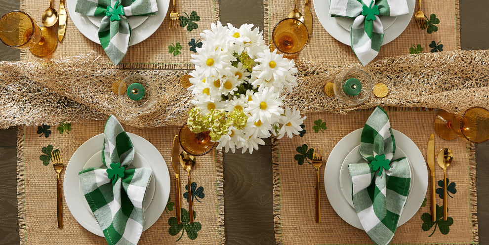 Shamrock Jute Placemat, Set of 6
