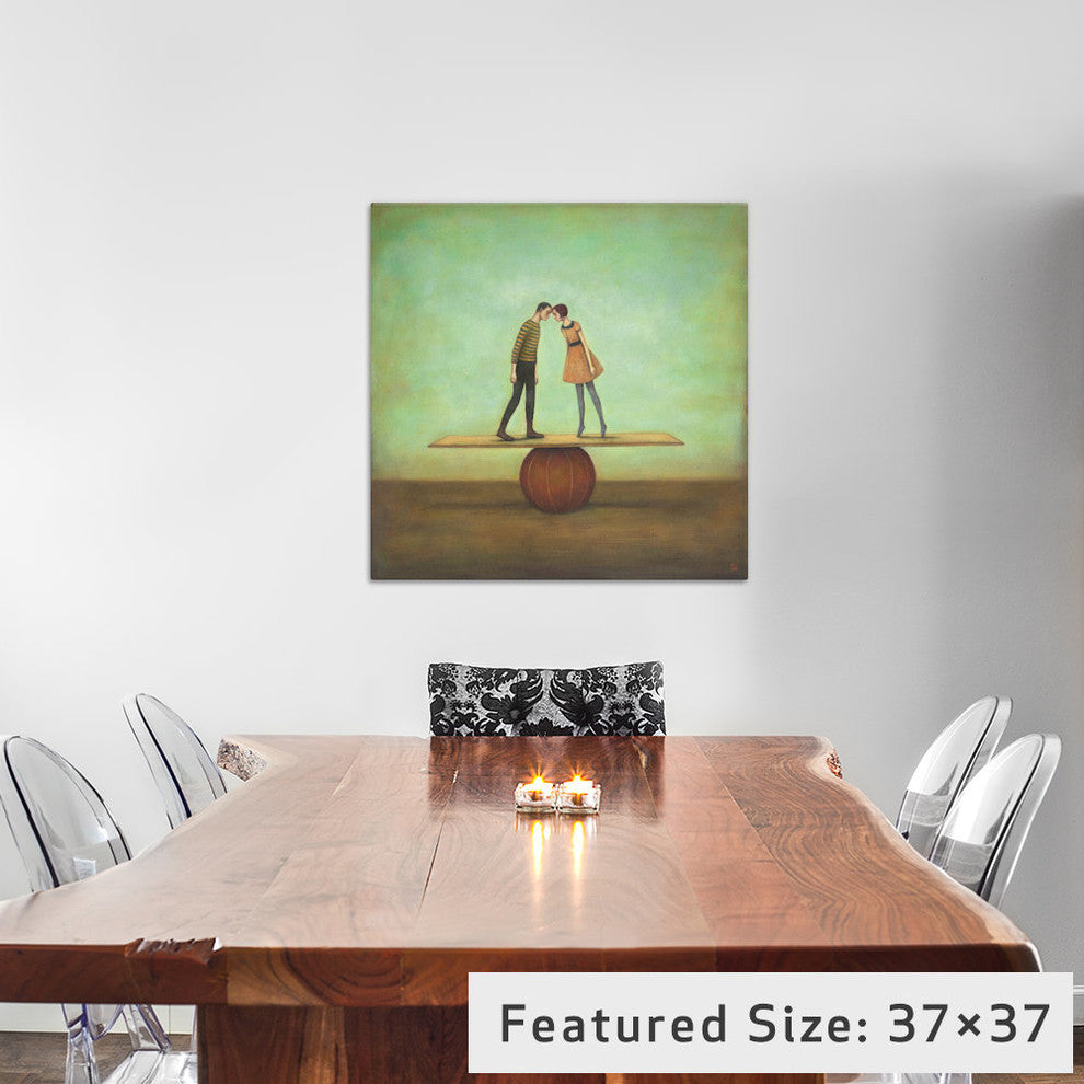 "Finding Equilibrium Gallery" by Duy Huynh, 18x18x1.5"