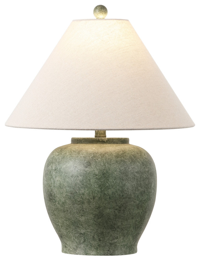 Safavieh Dylan 22" Table Lamp, Antique Green