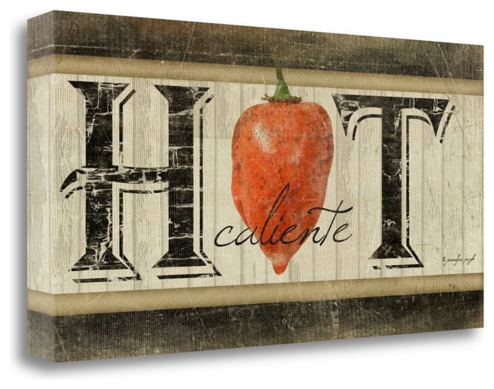 "Hot" By Jennifer Pugh, Giclee Print on Gallery Wrap Canvas, Ready to Hang