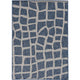 KAS Provo 5763 Blue/Gray Bedrock Area Rug, 7'10"x10'10"