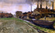 Vincent Van Gogh The Mill in the Hague, 18"x27" Gallery Wrapped Canvas Print