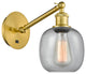 Innovations 317-1W-SG-G104-LED 1-Light Sconce, Satin Gold